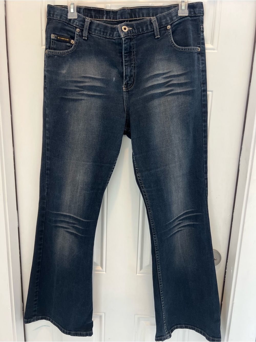 Carreli Dan Becidan Jeans Men’s Size 36 Dark Wash Stretch Boot Cut # 880